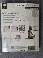 Zebra Pen Mildliner Double-Ended Creative Highlighter Set Assorted Colors 10pack