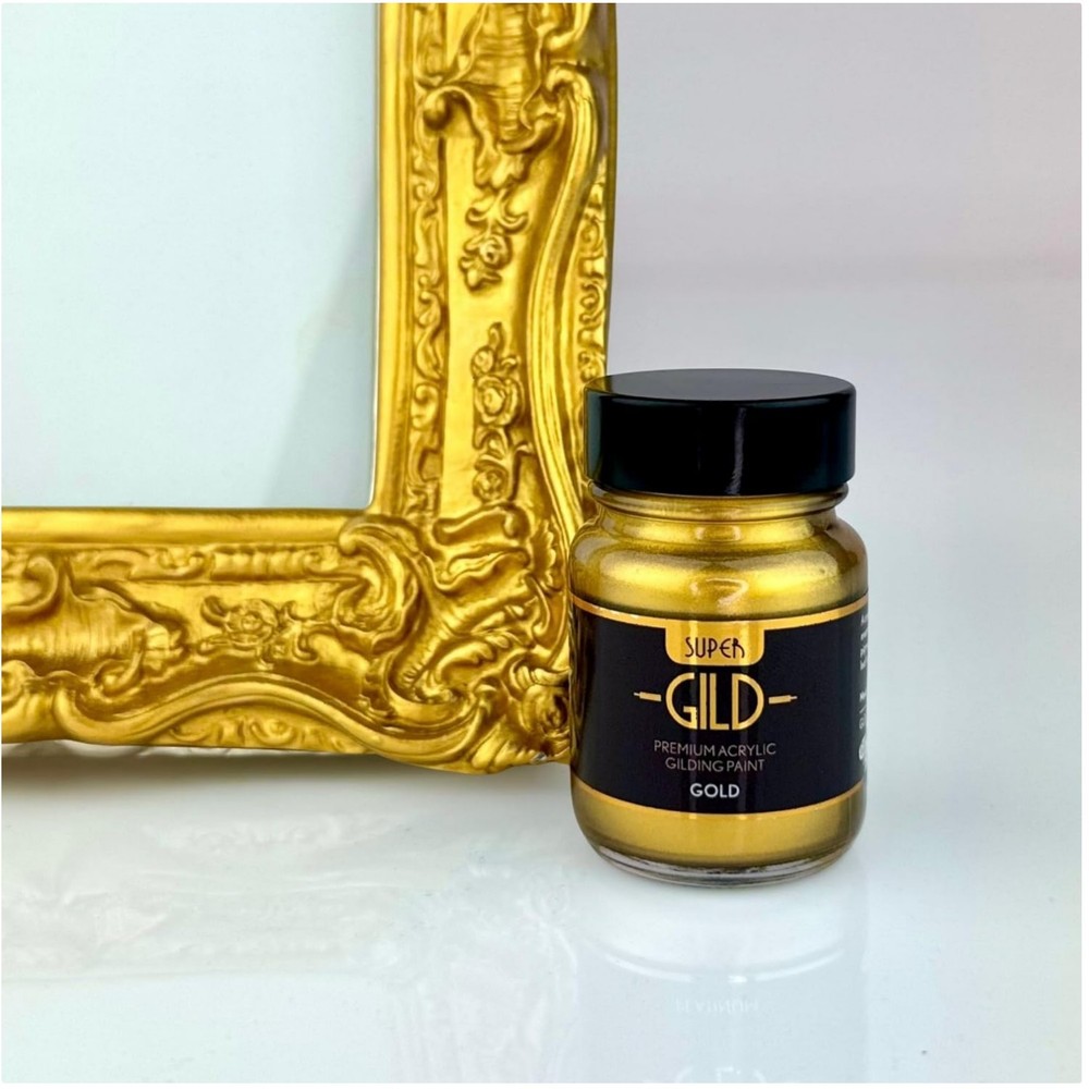 Super GILD Liquid Gold Acrylic Paint – Metallic Enamel 60ml