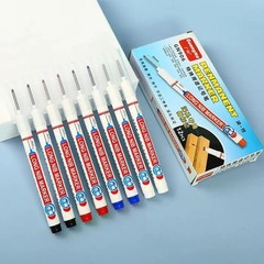 4PCS Deep Hole Marker Pens Long Nib 20mm Waterproof Markers for Metal Waterproof