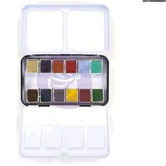 Prima Marketing Watercolor Confections: Woodlands – 12 Vibrant Pans in Tin Case