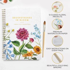 Beautiful Workbook for Beginners – Relaxing & Easy to Paint Water Coloring Bo…
