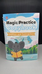 6pcs Magic Practice Copybook Groove Reusable English Writing Book For Children