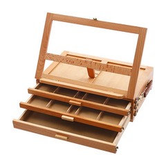 Multi Function Storage Box, Portable Sketch Box for Kids, Beginners, Students,
