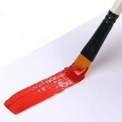 1 Set Nylon Wool Artist Paint Brushes For Watercolour Acrylic Gouache Tool