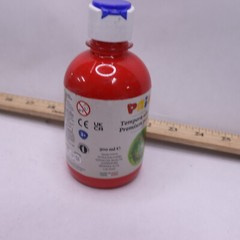 Primo Flow-Control Cap Tempera Paint Matte Red 300ml 200TL300