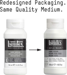 Acrylic Fabric Medium 4oz 118ml Paint Additive For Textile Canvas Non Toxic