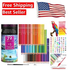 High-Quality 72 Color Pencils for Adults – Perfect for Drawing and Sketching