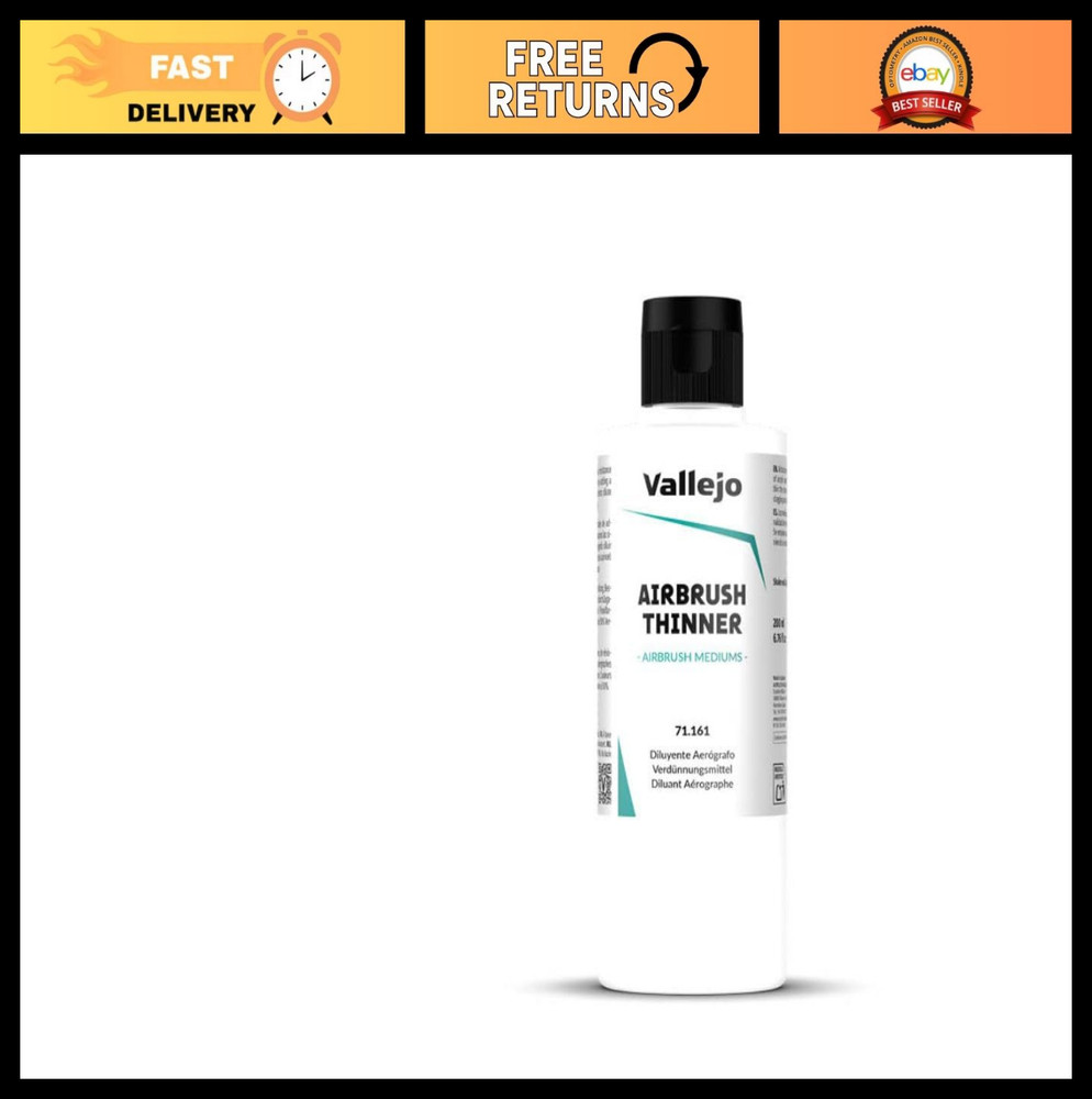 Acrylic Paint Airbrush Thinner 200ml – Perfect for Smooth Application & Mixing