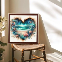 AMORARS Sea Scenery Diamond Art Kits for Adults – 5D Multicolour