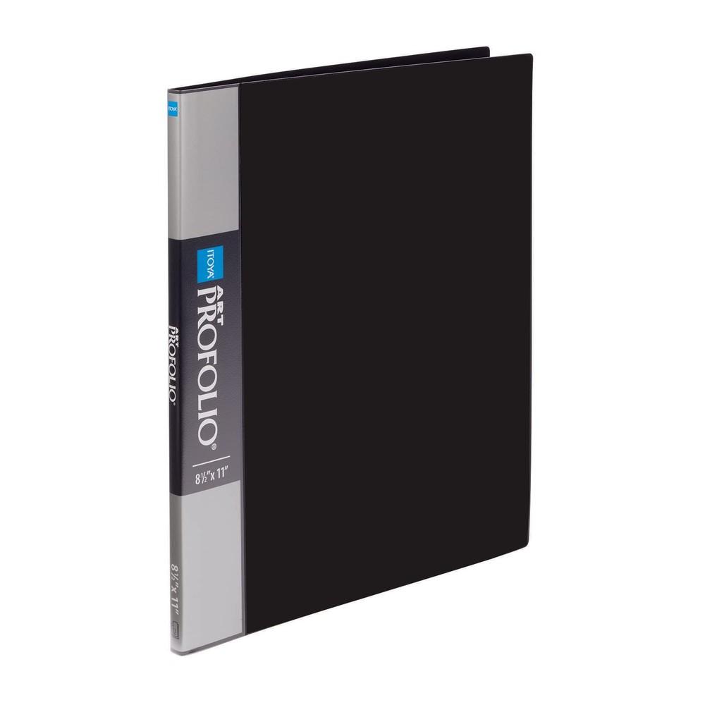 Itoya Profolio Series 8 1/2 X 11 Inch Art Presentation 6 Page – 8.5×11, Black