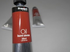 x3 Premiere By Nicole BURNT SIENNA Color Oil Paint • 38ml Tube 1.28fl oz NEW