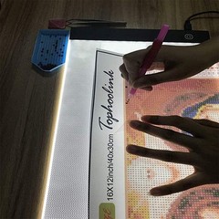Huacan LED Light Pad Board for Diamond Painting Tablet Ultrathin 3 Level Dimmabl