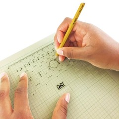 Mr. Pen French Curve and Template Ruler Set, 6 Pieces