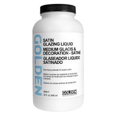 Golden Acrylic Medium, Glazing Liquid, 32 Oz, 32 Fl Oz (Pack of 1),