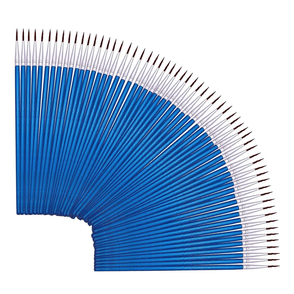 60 Pack Pointed Round Painting BrushHand Made Thread Drawing BrushDetailNail …