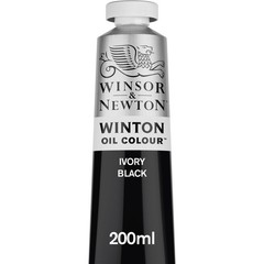 Winsor & Newton Oil Paint, Winton Oil Color, Beige Black 331, 200ml