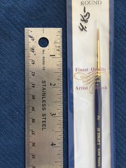 Jo Sonja’s Paint Brush Sure Touch Comma Stroke Synthetic Round Size 2 1370