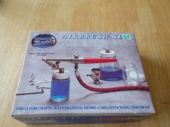 Vintage Paasche H-SET Single Action Siphon Feed Airbrush Set