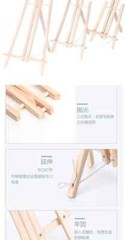 Wooden Easel Painting 20cm 24cm 30cm 40cm 50cm Height Folding Desktop Display