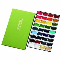 Kuretake Gansai Tambi Watercolor Paint 36 Colors Set MC20/36V From Japan New