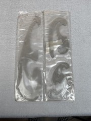 Vintage French Curve Drafting Template Set 3 Piece Made in Italy Art BK 303