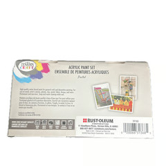 Rust-Oleum Craft Acrylic Paint Kit 2 Fl Oz Pack of 6 Multicolor Matte-Mat