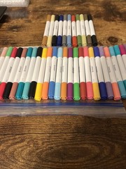 Lot Of 36 Xinart Markers Multi Colors With Pen On One Side And Marker On Other