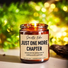 Younift Funny Scented Candle, Book 2.75 inches (W) x 3.5 (H), Amber