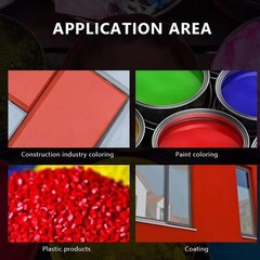 Concrete Cement Pigment-8 ounces/bag of red Iron Oxide Pigment Powder, Concre…