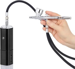 cordless Portable Airbrush kit with Compressor,Rechargeable and replaceable aut