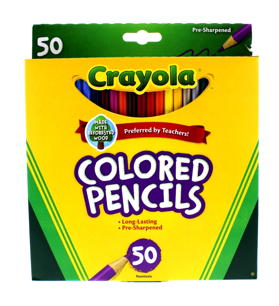 Crayola Colored Pencils – 50ct