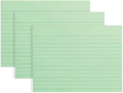 Green Newsprint Practice Paper, 1 Inch Rule, 12 X 9 Inches, 500 Sheets
