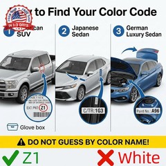 Snowflake White Pearl(25D) Touch Up Paint Pen Compatible with Mazda – Exact Colo