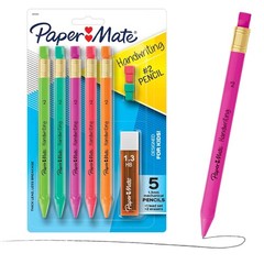 Handwriting Triangular Mechanical Pencil Set with Lead & Eraser Refills, 1.3mm,