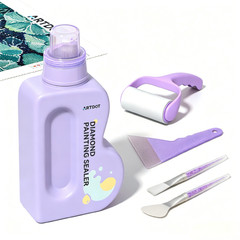 ARTDOT Diamond Art Sealer Glue Kit for Adults Diamond Painting Accessories 480ml