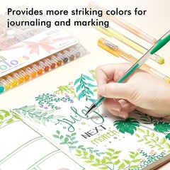 120 Unique Colors No Duplicates Gel Pens Gel Pen Set for Adult Coloring Books…