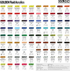 Fluid Acrylics, Permanent Violet Dark, 4 Fl. Oz. Bottle, Professional Acrylic Pa