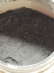 Vintage Dry Temp Powder Tempera Black Nontoxic Watercolor Paint 16 ounce opened