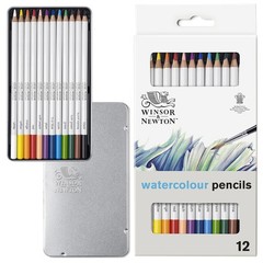 Winsor Newton Studio Collection Artist Pencils, Watercolor Pencils, Set of 12