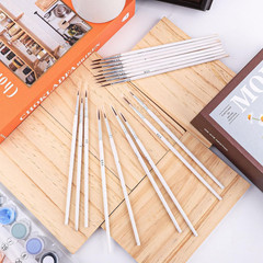 30Pcs Detail Paint Brushes, Fine Tip Paint Brush with 3 Sizes #0#00#000 Mini Tin