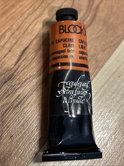 BLOCKX Capucine Yellow Light Oil Color 35ml New Old Stock Vintage 23.426