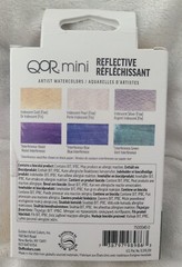 GOLDEN QOR MINI REFLECTIVE ARTIST WATERCOLORS – 6 HALF PANS BNIB 100% AUTHENTIC
