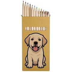 12 x ‘Cute Labrador Puppy Dog’ Long Colour Pencils (PE00098829)