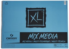 Canson XL Series Mix Media Paper Pad 18×24 inches — Heavyweight Art 18×24, 0