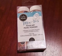 American Crafts Color Pour Art Pearl Powder Mix-Ins Kit -See Photos