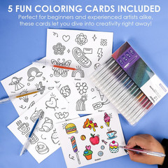 Glitter Gel Pens, 18 Colors Glitter Gel Pens Set, Retractable Sparkle Gel Ink Pe