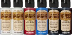 Set of 6 2 fl oz Acrylic Leather Paint for Shoes and Other DIY Arts & Crafts …