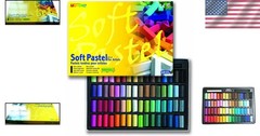 64 Color Artist Chalk Pastels Soft Pastel Set Art Supplies Painting Non Toxic