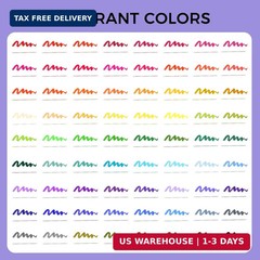 Artecho 72 Colors Markers for Adult Coloring Books, Dual Tip Markers for School,