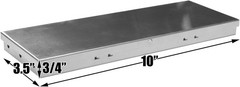 Andrew Mack BB-46 Aluminum Brush Box for Storing Pinstriping Brushes Silver